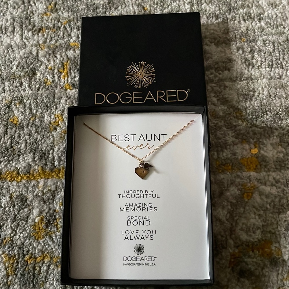 Dogeared best aunt necklace